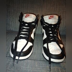 Nike Dunk High Panda White Black Women's Unisex size 8 shoes hi-top sneakers